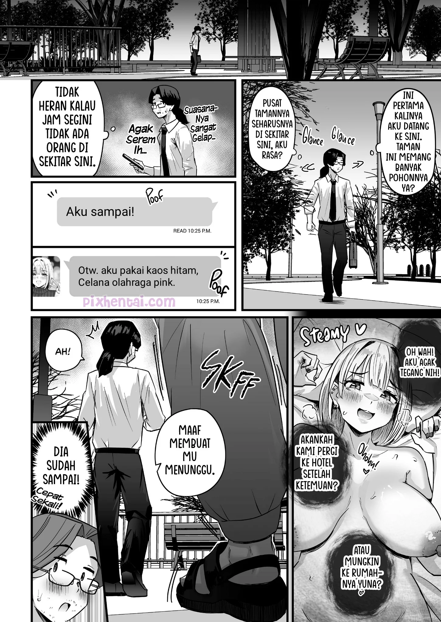 Komik hentai xxx manga sex bokep Chounyuu Papakatsu Gal ni Papatto Nuite Morattara 9
